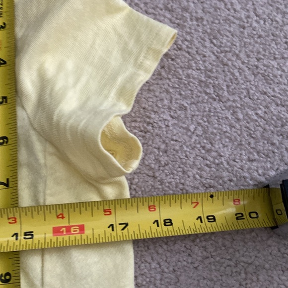J. By J.Crew size small wrap and tie yellow Tshirt - Picture 10 of 14